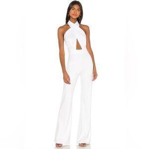 Amanda Uprichard X REVOLVE Zahara Jumps Optic White Jumpsuit XS